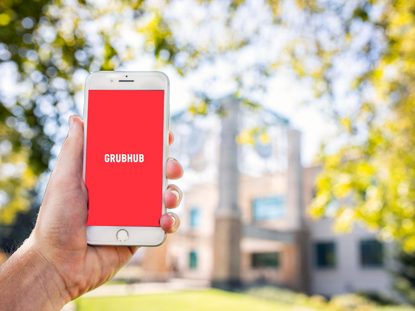 Grubhub app on iphone