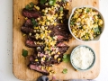 Flank Steak and Mexican Street Corn