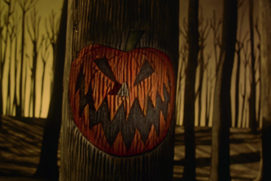Halloween door at nightmare before christmas
