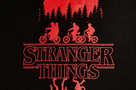 Sranger things show logo