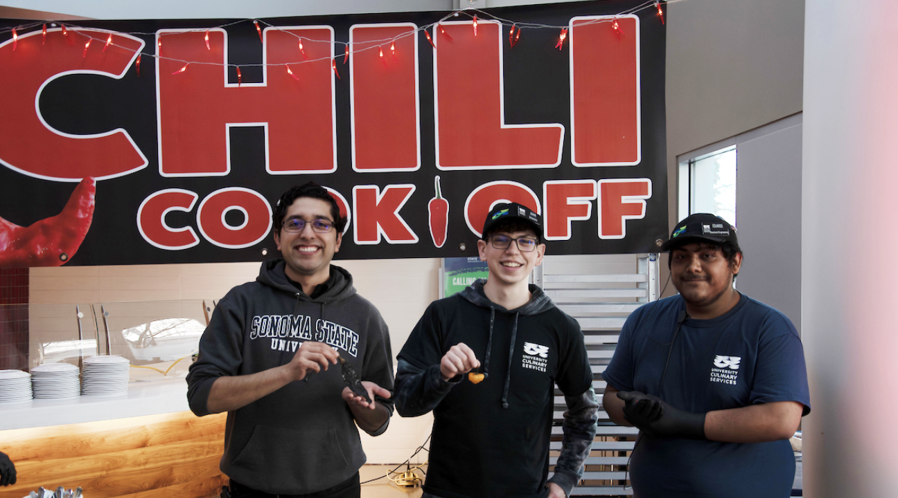 culinary staff at the chili cook off