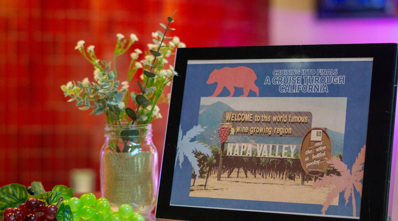cruising through california theme dinner