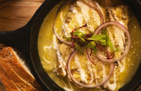Enchiladas verdes