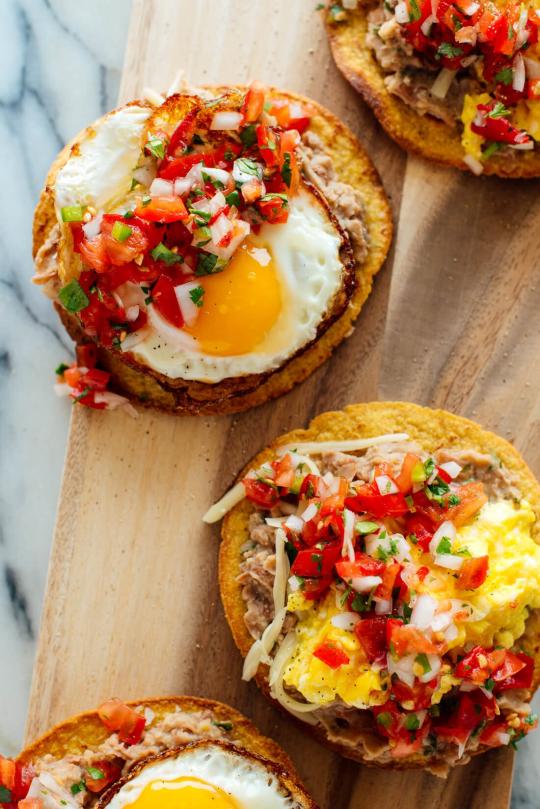 Scrambled Eggs & Breakfast Tostada