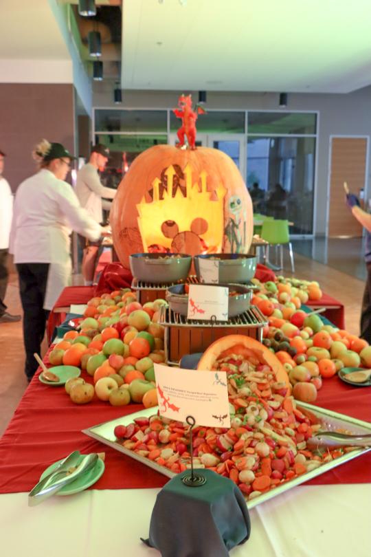 Buffet full of various food