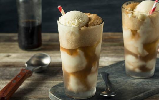 Root beer float