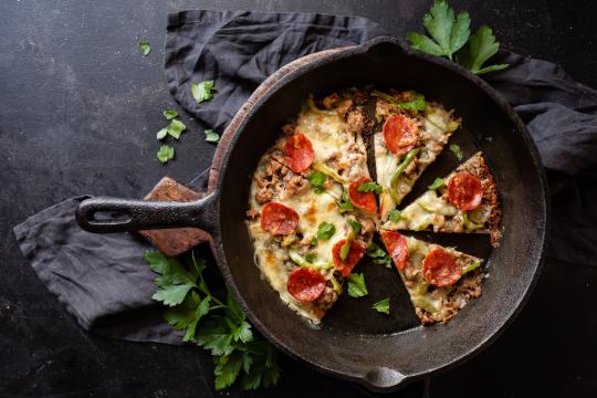 Photo of Pizza in a Skillet 