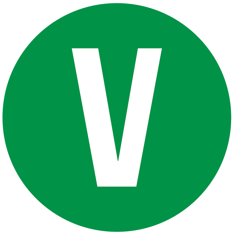 circle icon for vegan