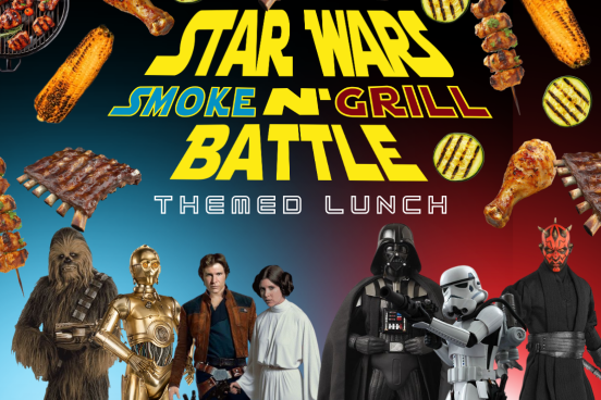 Star Wars Smoke N' Grill Battle Themed Lunch 