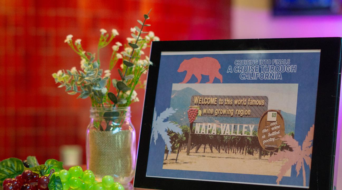 cruising through california theme dinner
