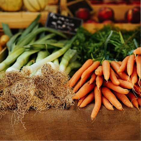 carrots and green onions