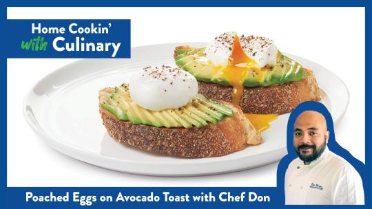 Avocado Toast with a poached egg 